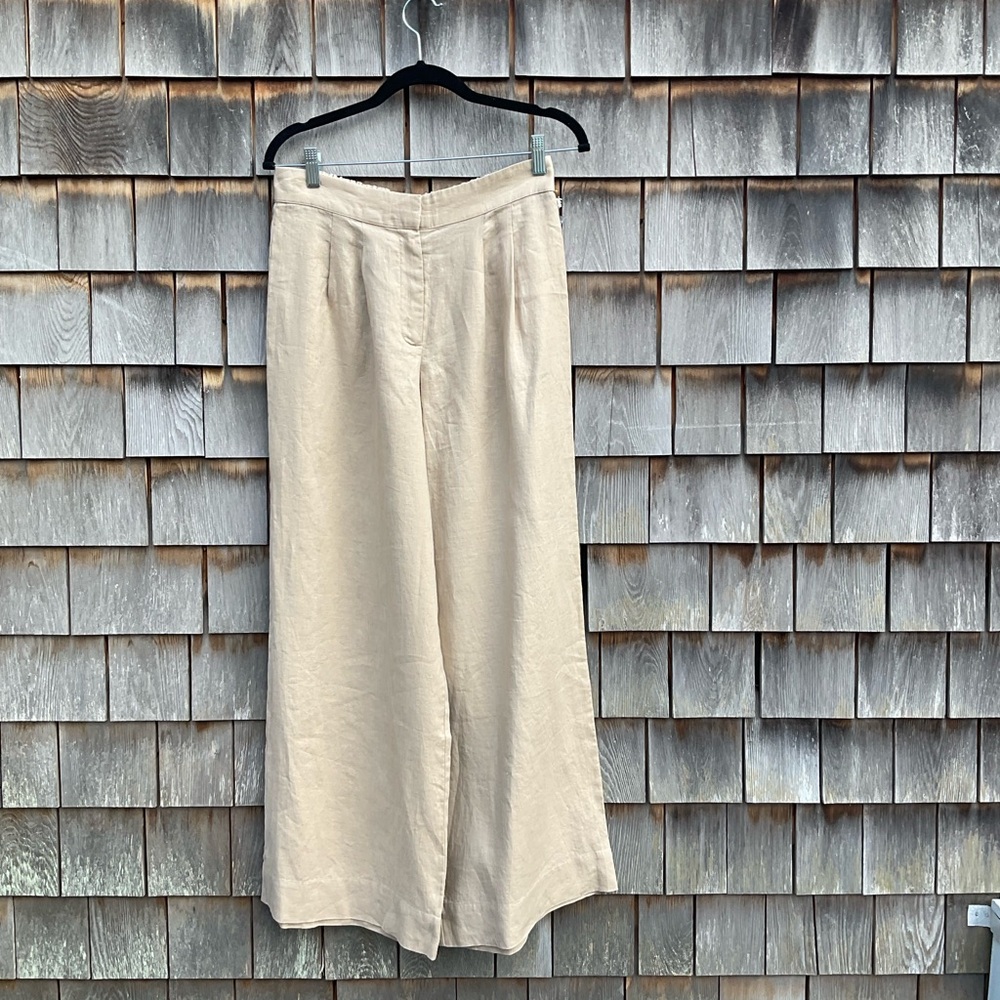 Magaschoni Cream Women's Maxi Pants